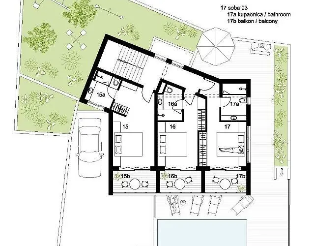 New Mountainside W Pool + Stunning Sea View Вілла Макарська